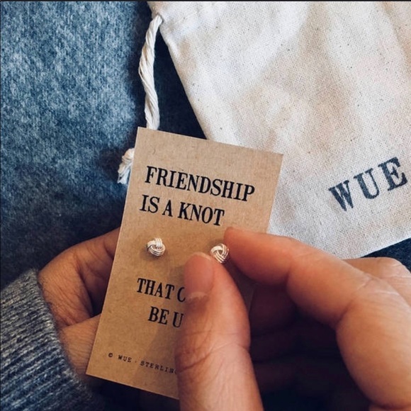 Friendship is a knot “ Earrings - Picture 2 of 4